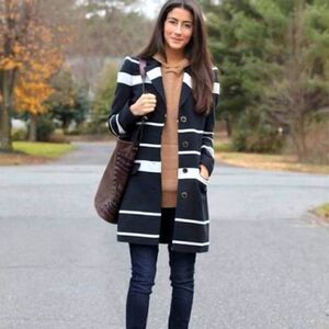 Juicy Couture Wide Striped Jacket Size Small‎